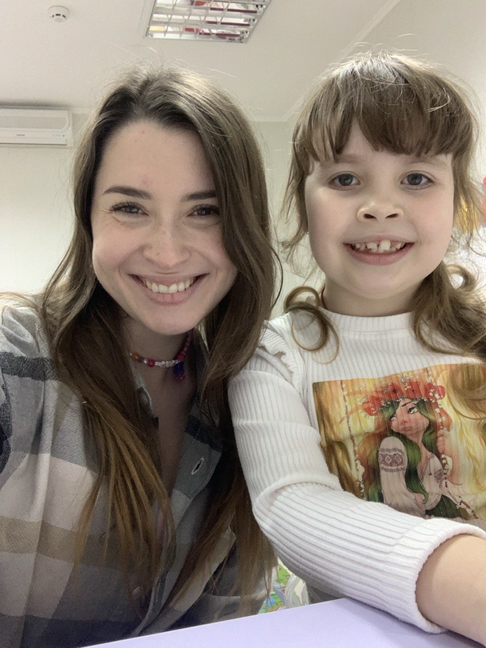 Каріна з учнями